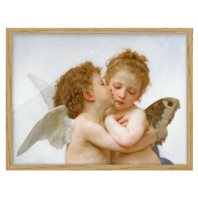 Estilos artísticos William Adolphe Bouguereau - The First Kiss