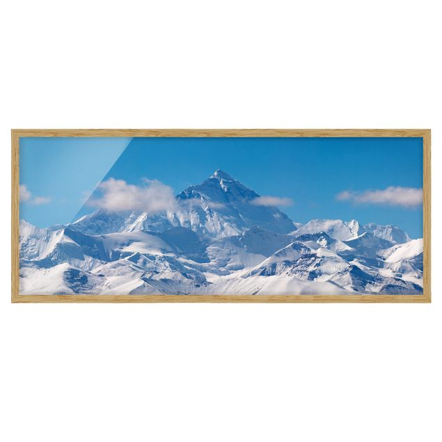 Pósters enmarcados de paisajes Mount Everest