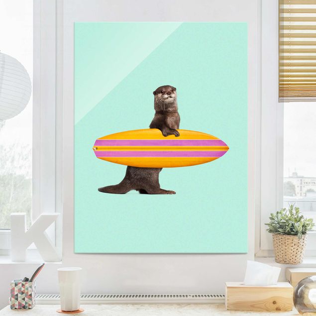 Cuadros Otter With Surfboard