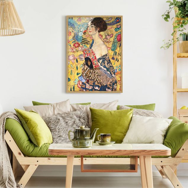 Decoración de cocinas Gustav Klimt - Lady With Fan