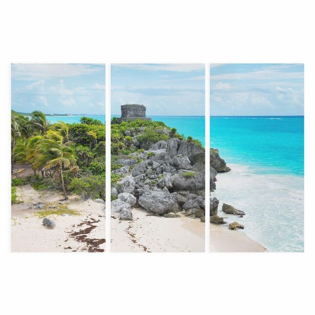 Cuadros marinos Caribbean Coast Tulum Ruins