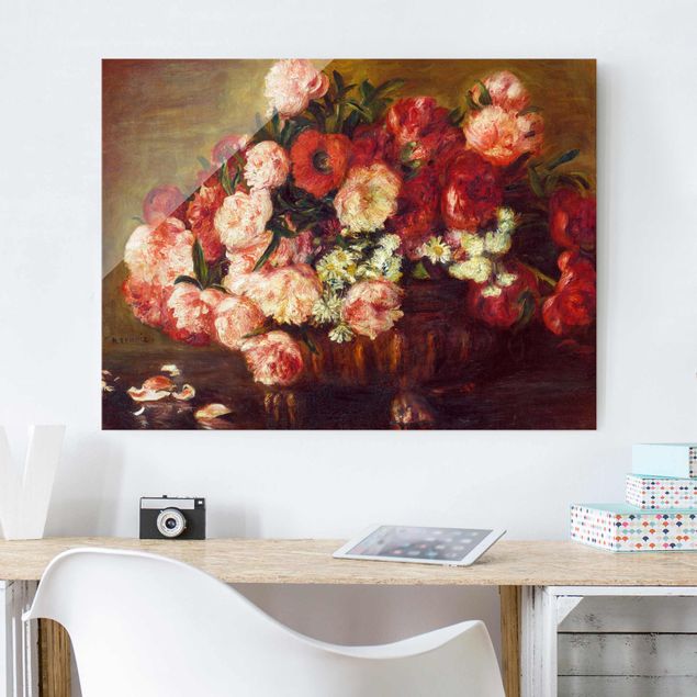 Cuadros flores Auguste Renoir - Still Life With Peonies