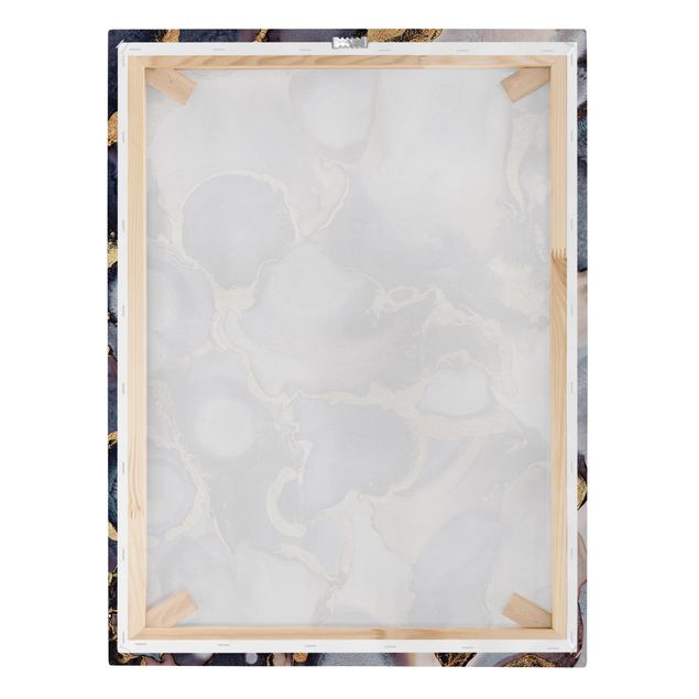 Cuadros modernos Marble Watercolour With Gold