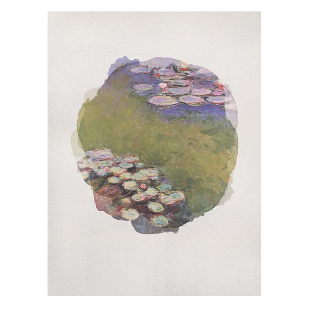 Estilos artísticos WaterColours - Claude Monet - Water Lilies