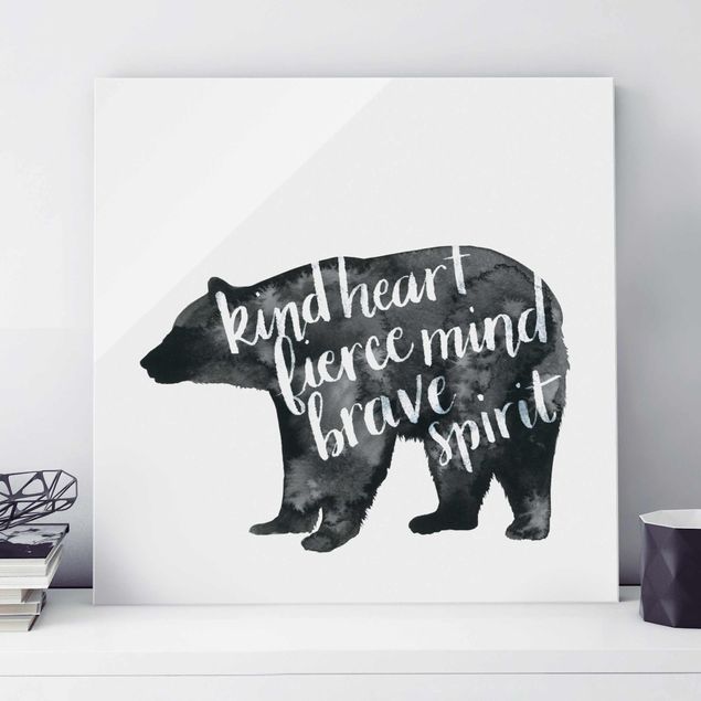 Cuadros osos Animals With Wisdom - Bear