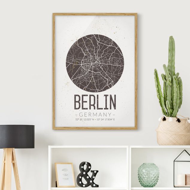 Decoración cocina City Map Berlin - Retro