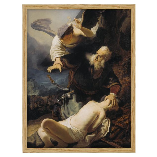 Reproducciones de cuadros Rembrandt van Rijn - The Angel prevents the Sacrifice of Isaac