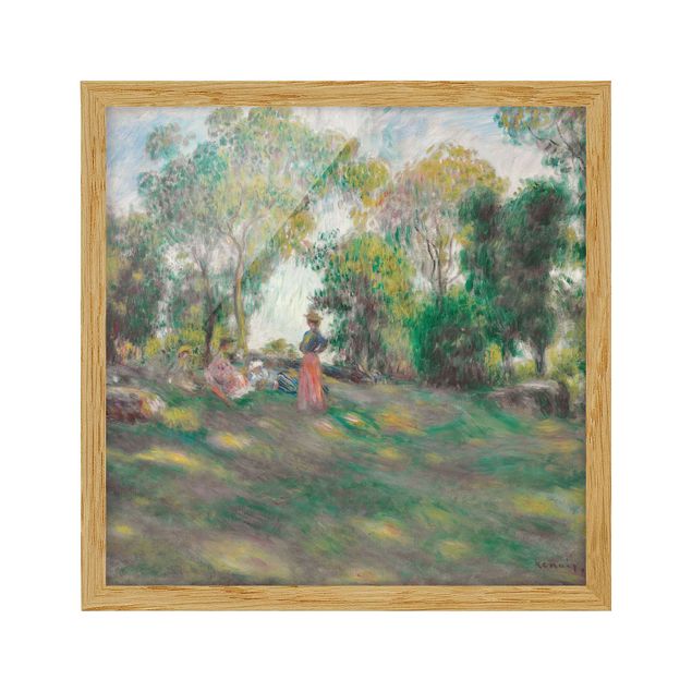 Reproducciones de cuadros Auguste Renoir - Landscape With Figures