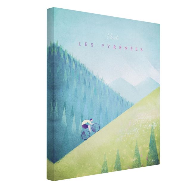 Cuadros de paisajes naturales  Travel Poster - The Pyrenees