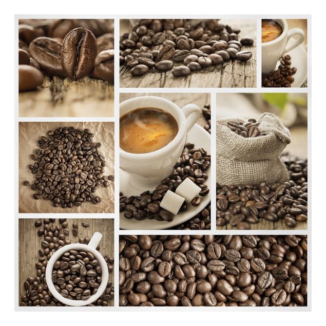 Cuadros modernos Coffee Collage