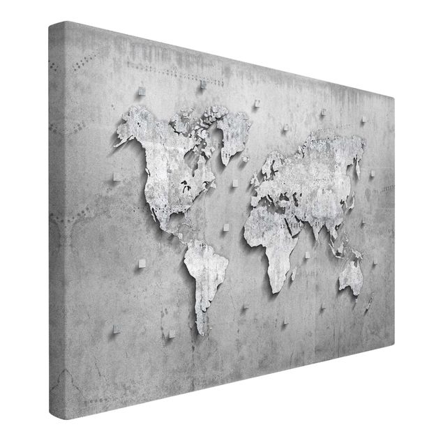 Cuadros arquitectura Concrete World Map