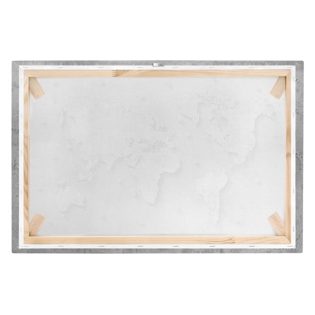 Lienzos decorativos Concrete World Map