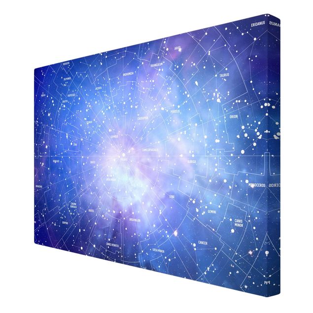 Cuadros decorativos Stelar Constellation Star Chart