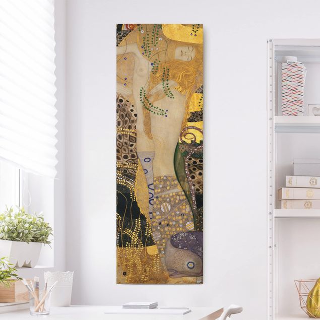Cuadros Art deco Gustav Klimt - Water Serpents I