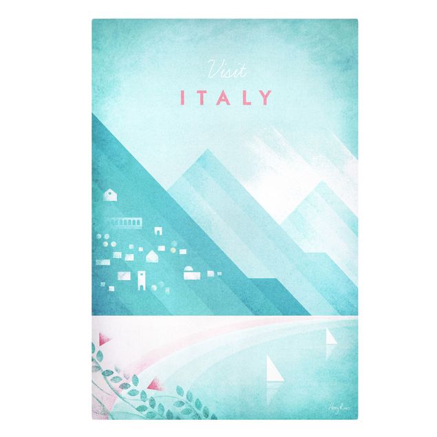 Cuadros de paisajes de montañas Travel Poster - Italy