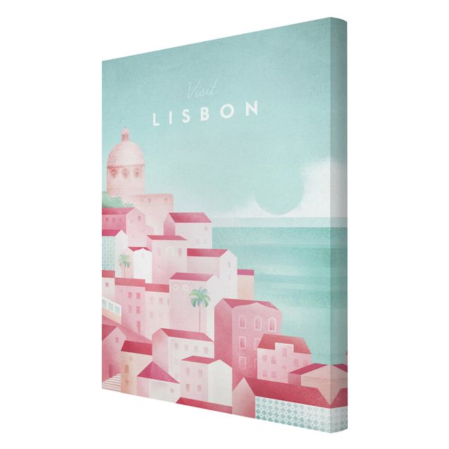 Lienzos de ciudades Travel Poster - Lisbon
