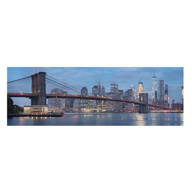 Cuadros ciudades Brooklyn Bridge Manhattan New York