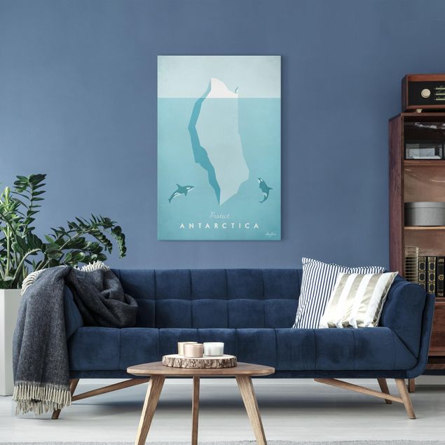 Cuadros de peces Travel Poster - Antarctica