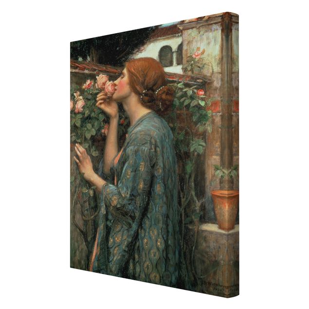 Reproducciónes de cuadros John William Waterhouse - The Soul Of The Rose
