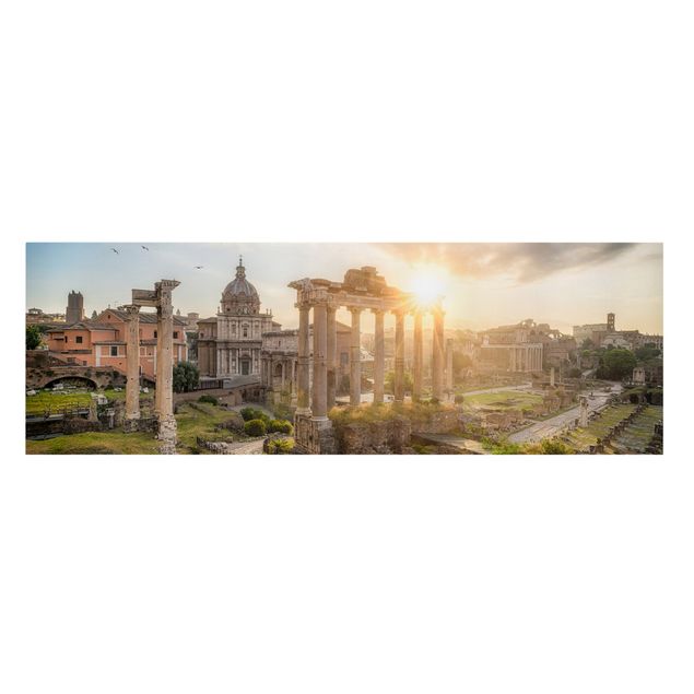 Cuadros de ciudades Forum Romanum At Sunrise