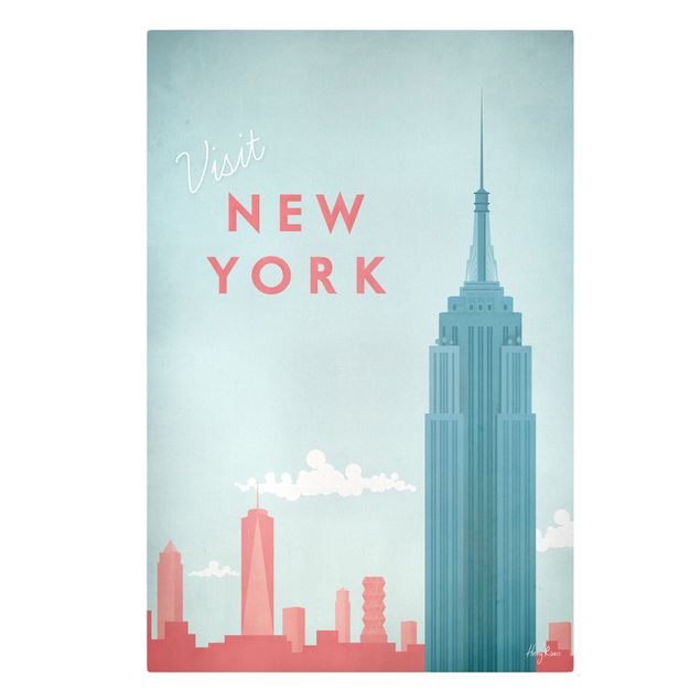 Cuadros de ciudades Travel Poster - New York