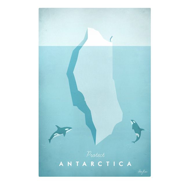 Cuadros playas Travel Poster - Antarctica