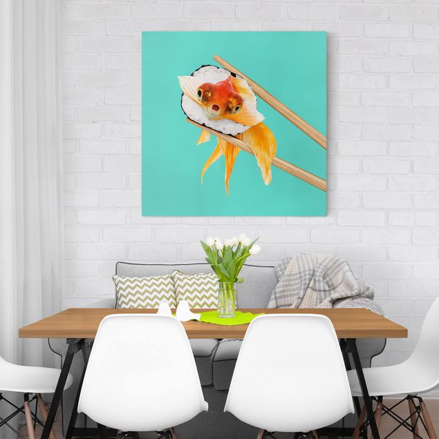 Cuadros de peces Sushi With Goldfish