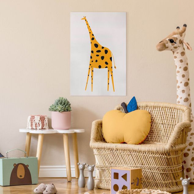 Decoración habitacion bebé Yellow Giraffe