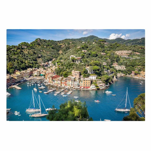 Cuadros de paisajes naturales  Portofino Harbour