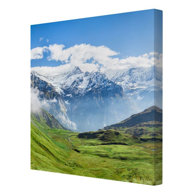 Lienzos ciudades Swiss Alpine Panorama