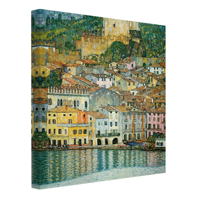 Lienzos de Italia Gustav Klimt - Malcesine On Lake Garda