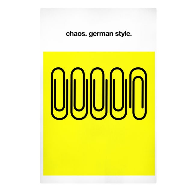 Cuadros amarillos German Chaos