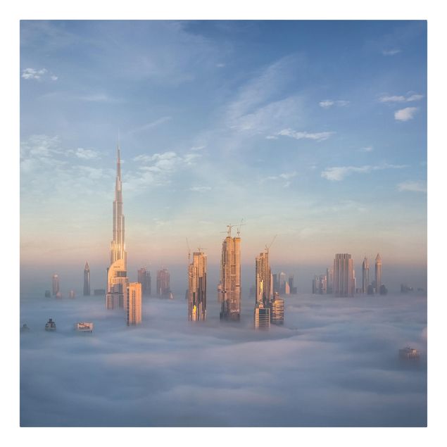 Lienzos de ciudades Dubai Above The Clouds