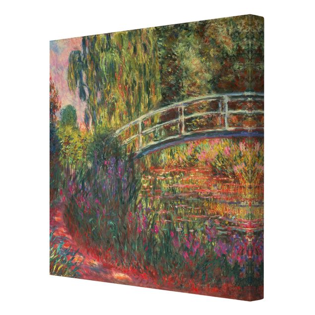 Cuadro con paisajes Claude Monet - Japanese Bridge In The Garden Of Giverny