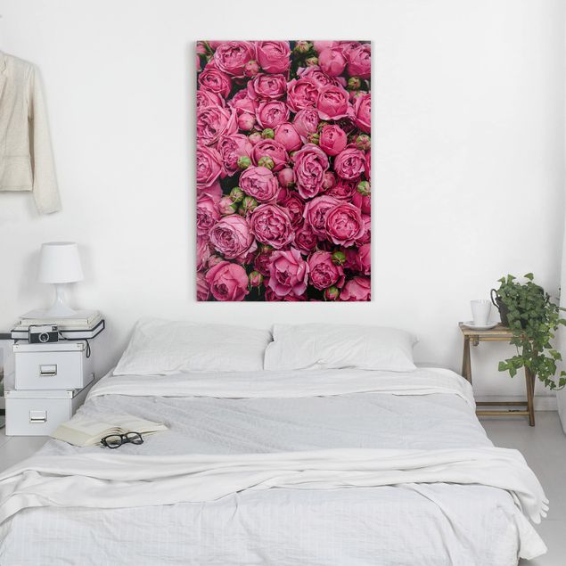 Cuadros en lienzo de flores Pink Peonies