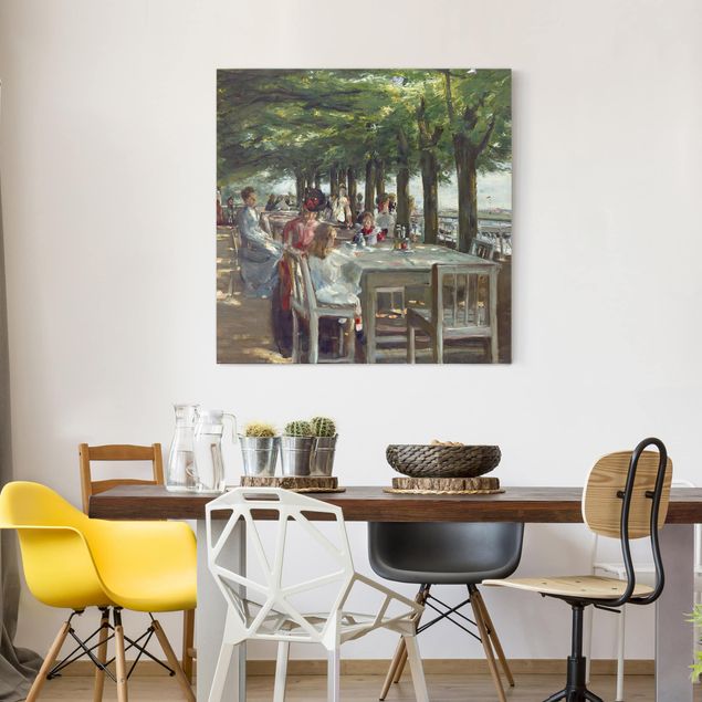 Cuadro del Impresionismo Max Liebermann - The Restaurant Terrace Jacob