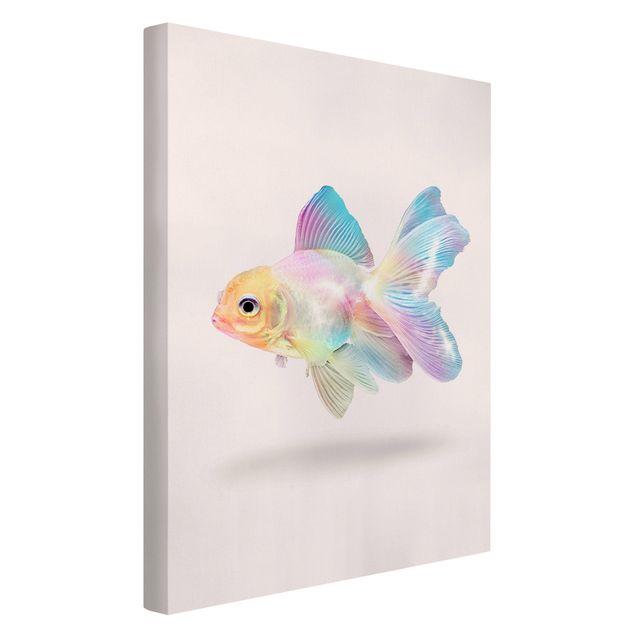 Lienzos de cuadros famosos Fish In Pastel