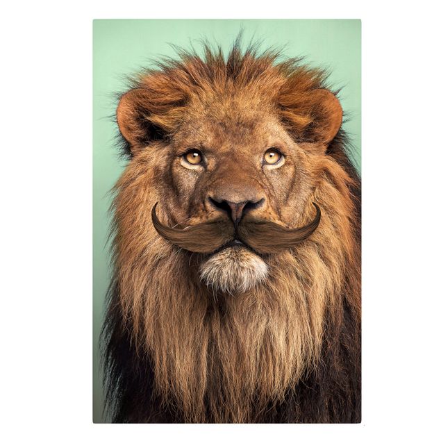 Lienzos de cuadros famosos Lion With Beard