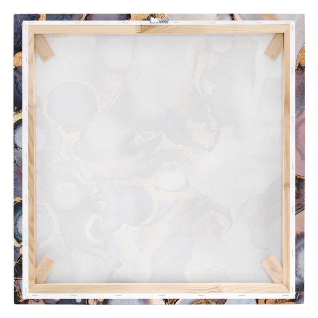 Cuadros modernos Marble Watercolour With Gold