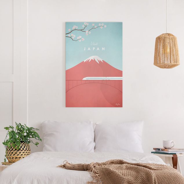 Lienzos de montañas Travel Poster - Japan