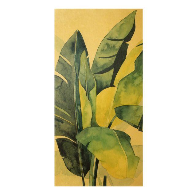 Cuadros tonos verdes Tropical Foliage - Banana