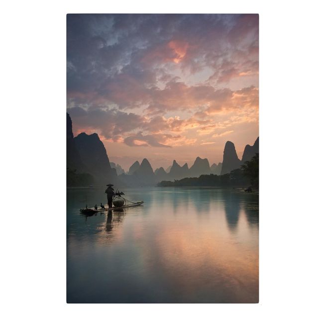 Cuadros paisajes Sunrise Over Chinese River