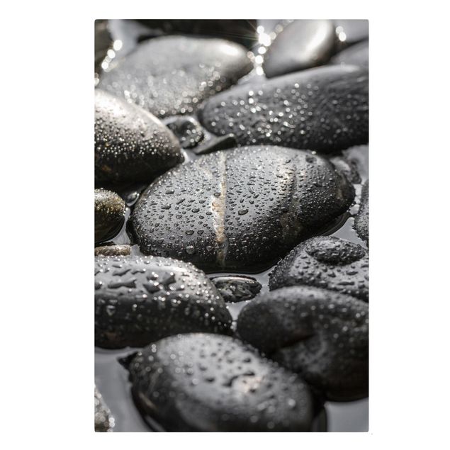 Cuadros decorativos modernos Black Stones In Water
