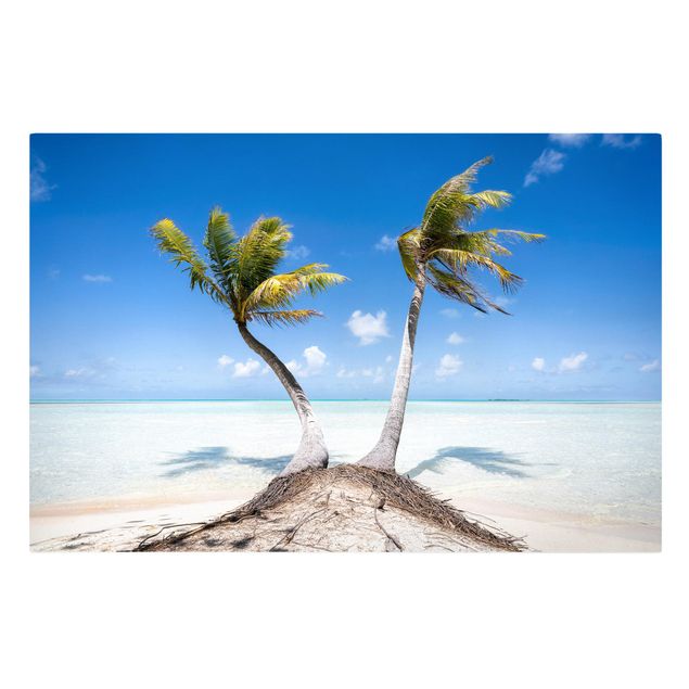 Cuadros de playa y mar Beneath Palm Trees