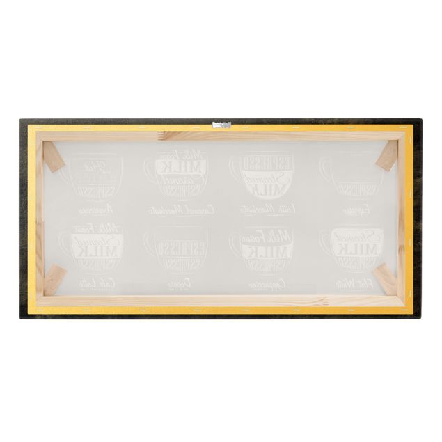 Cuadros Coffee Varieties Chalkboard