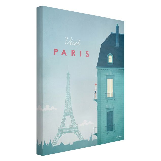 Lienzos de ciudades Travel Poster - Paris