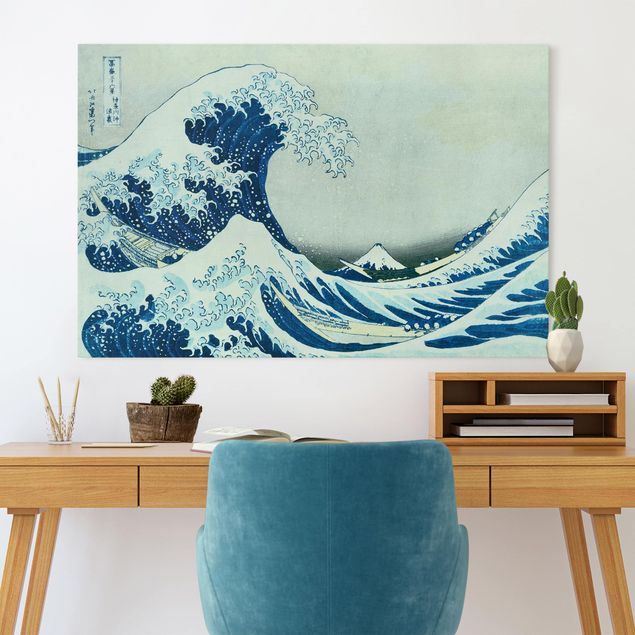 Decoración cocina Katsushika Hokusai - The Great Wave At Kanagawa