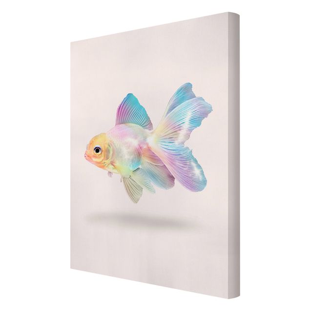 Lienzos animales Fish In Pastel
