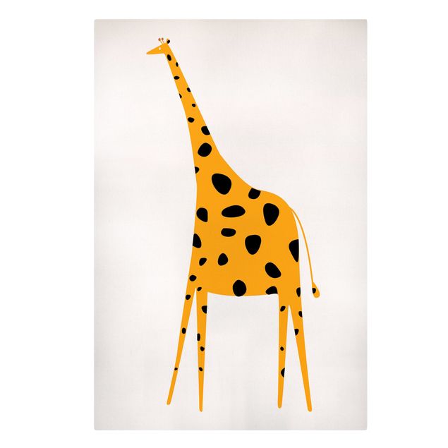 Reproducciónes de cuadros Yellow Giraffe