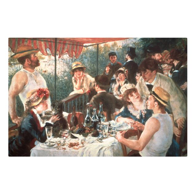 Lienzos de cuadros famosos Auguste Renoir - Luncheon Of The Boating Party